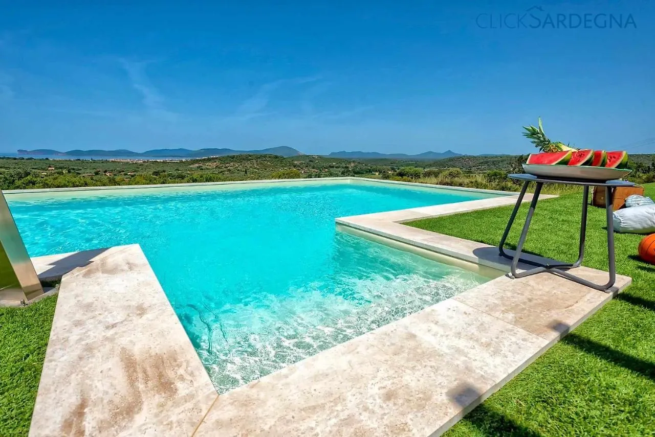 Alghero Villa Carrabufas Villa Con Piscina Vista Mare Per 10 Persone Valverde  إيطاليا