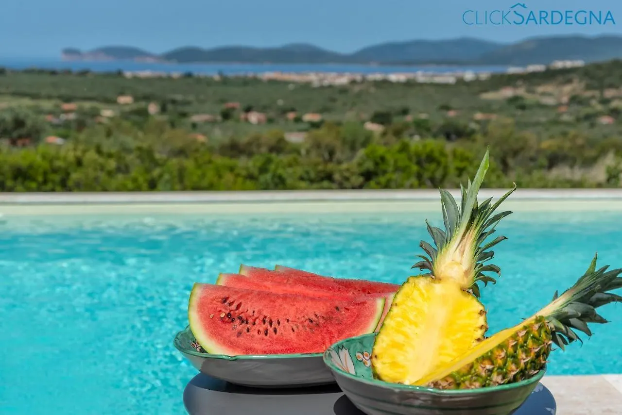 Alghero Villa Carrabufas Villa Con Piscina Vista Mare Per 10 Persone Valverde