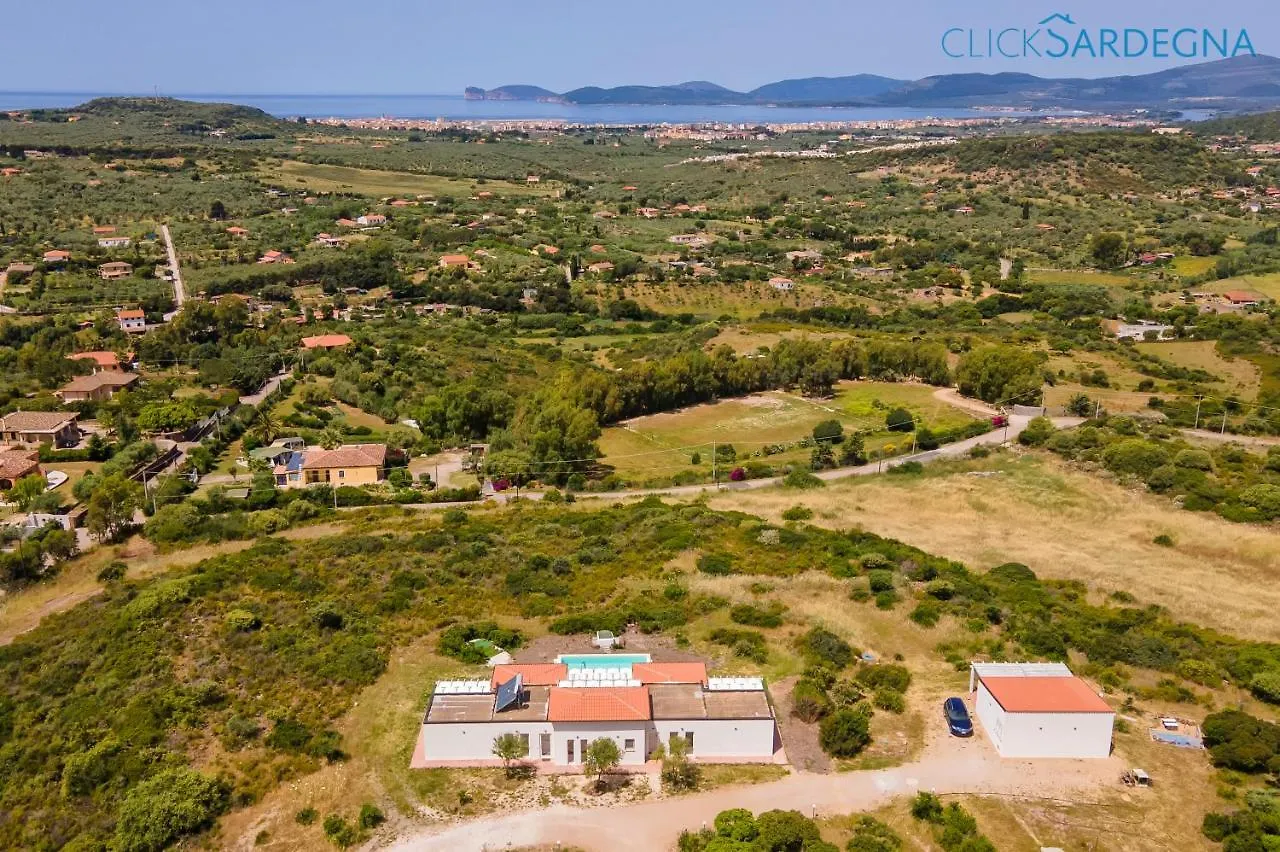 Alghero Villa Carrabufas Villa Con Piscina Vista Mare Per 10 Persone Valverde  إيطاليا