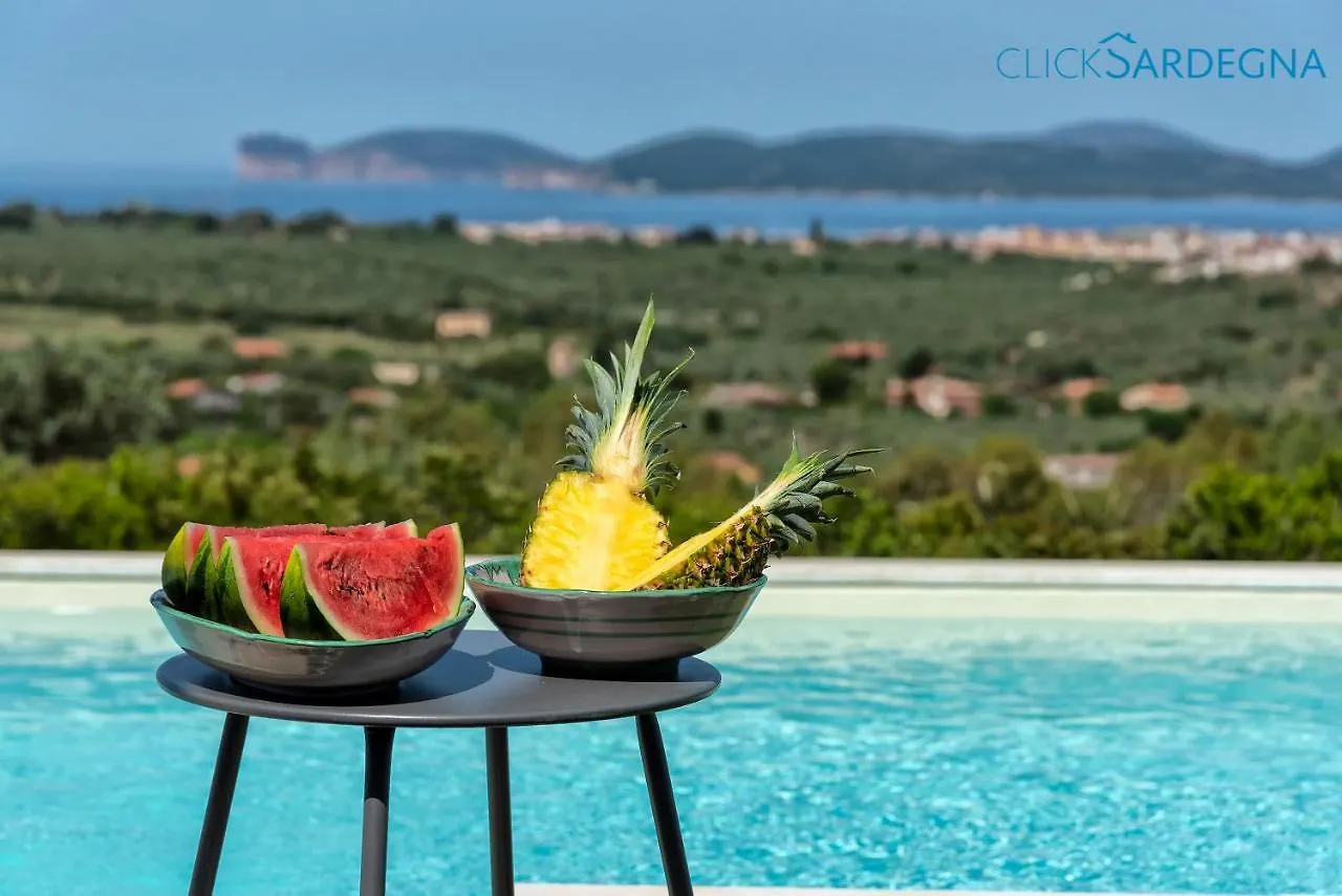 Alghero Villa Carrabufas Villa Con Piscina Vista Mare Per 10 Persone Valverde  0*, Valverde (Sardinia) إيطاليا
