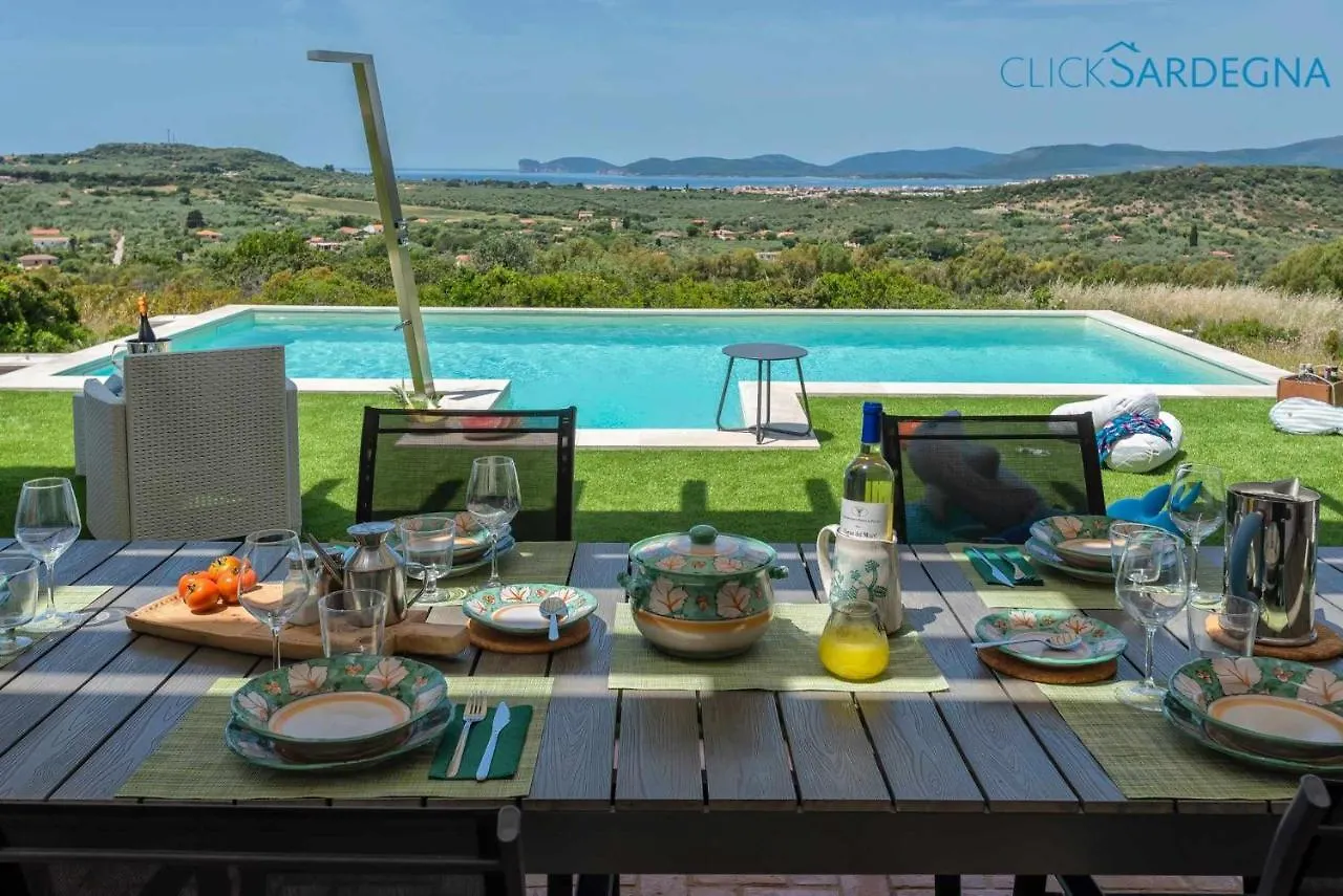 Alghero Villa Carrabufas Villa Con Piscina Vista Mare Per 10 Persone Valverde